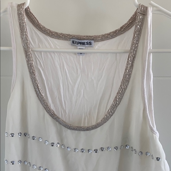 Express white sequence tank top - Picture 3 of 3